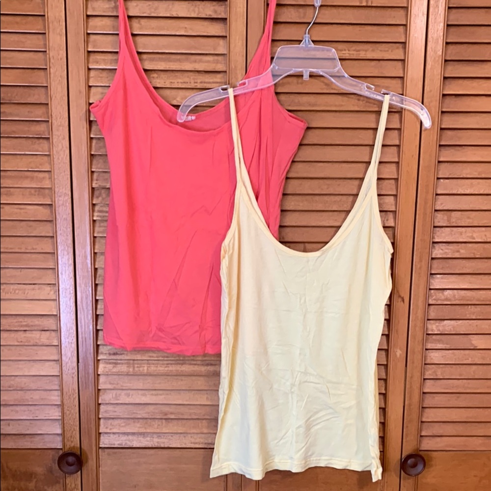 J. Crew two tall tank tops